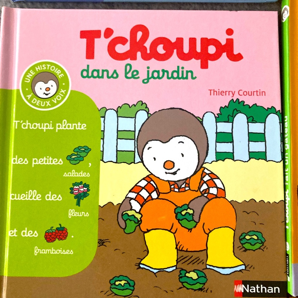 T’choupi children’s books in French!